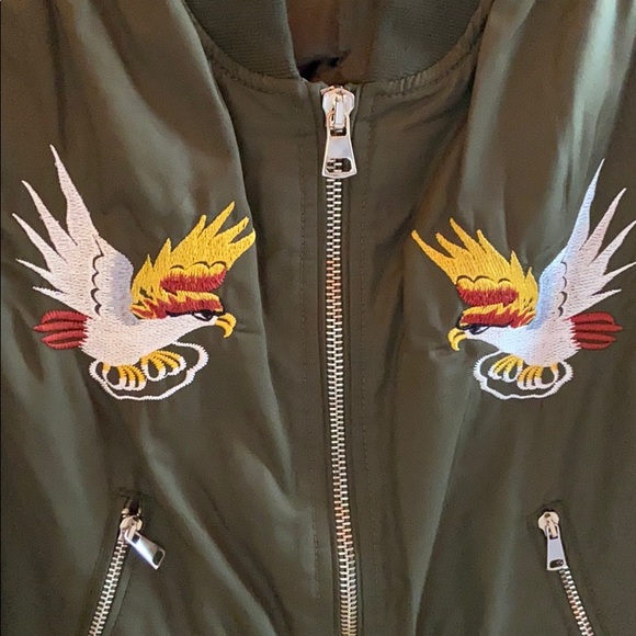 Topshop Eagle Bomber - Picture 4 of 6